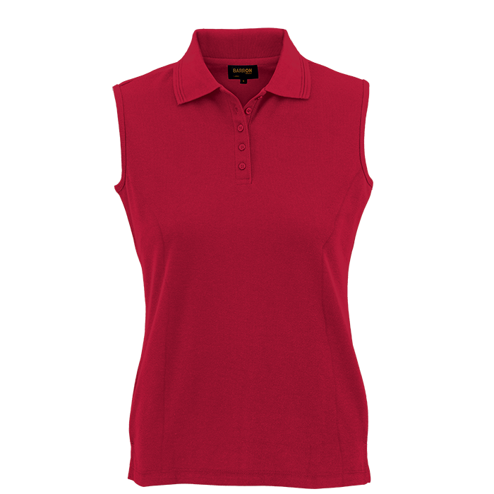 Ladies 175G Pique Sleeveless Golfer