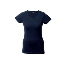 Ladies 170G Slim Fit V-Neck T-Shirt