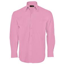 Mens Basic Poly Cotton Lounge Shirt Long Sleeve