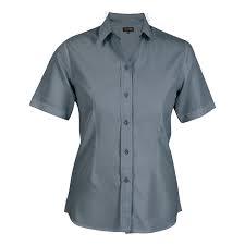 Barron Ladies Easy Care Blouse Short Sleeve