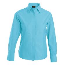 Ladies Oxford Blouse Long Sleeve