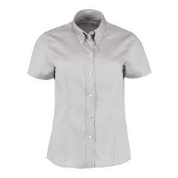 Ladies Oxford Blouse Short Sleeve