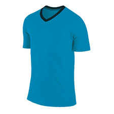 KIDDIES BRT ELECT SOCCER SHIRT S/S : ELEC BLUE/BLK